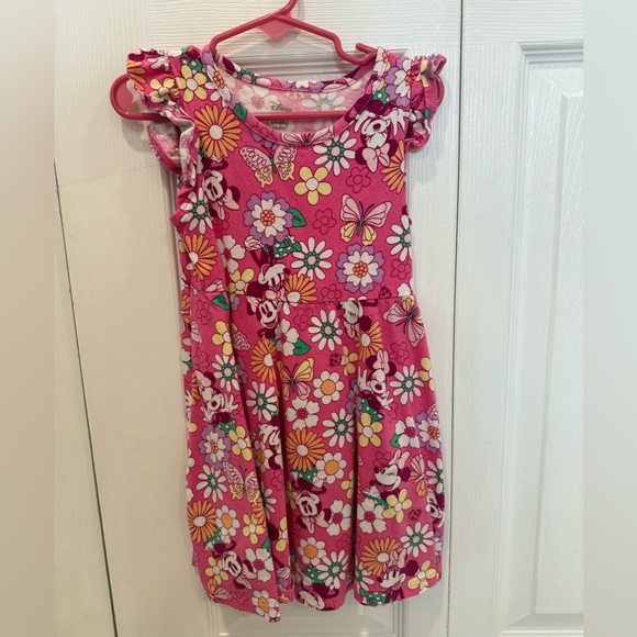 Jumping Beans Pink Floral Butterfly Dress - Picture 1 of 2